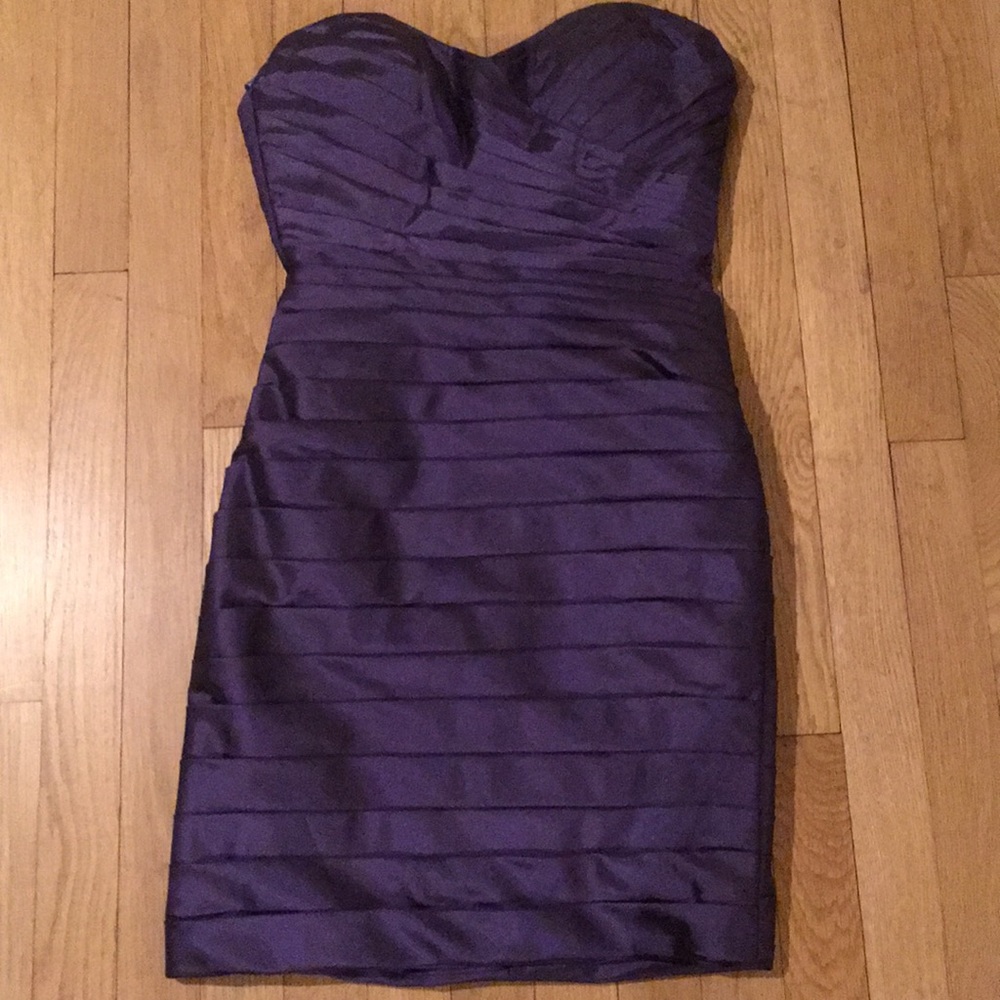 Strapless cocktail dress